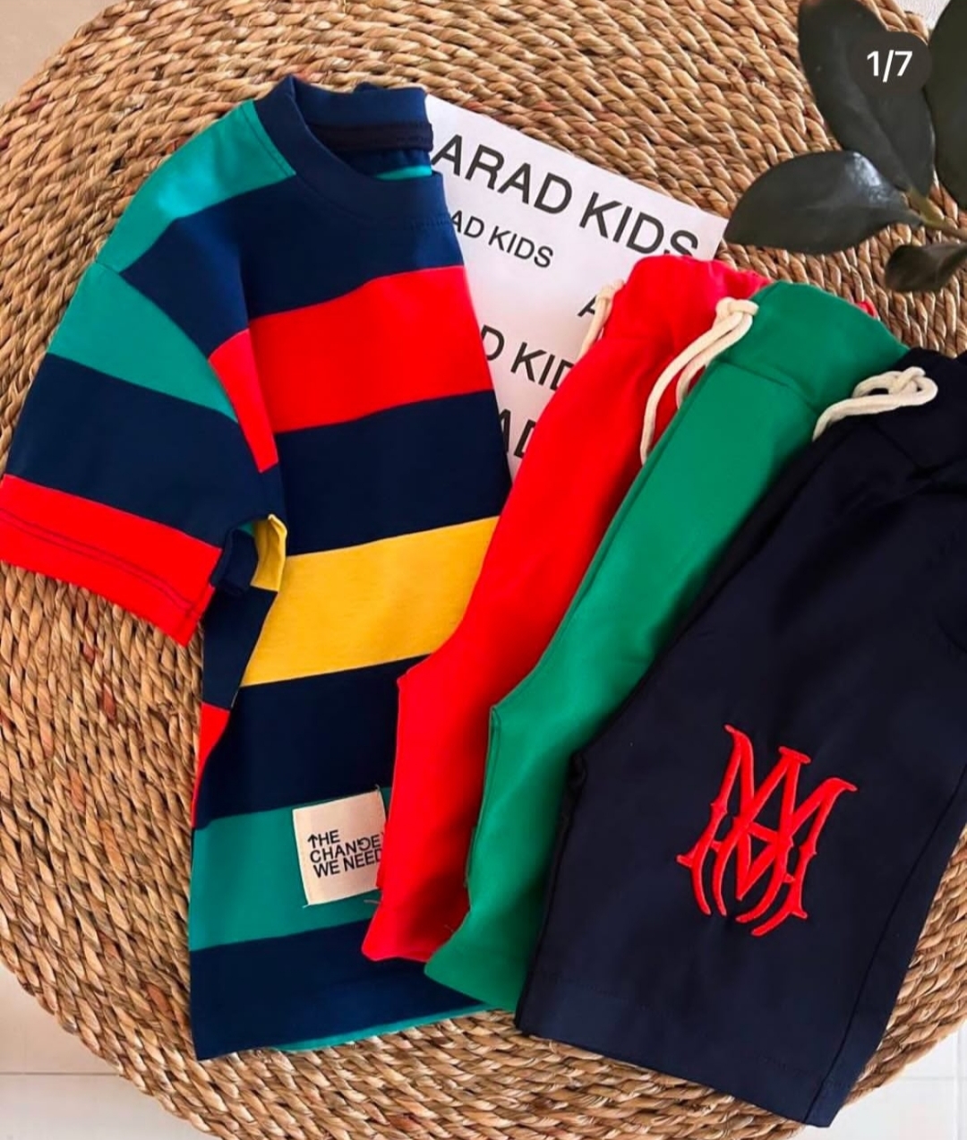 تیشرت شلوارک کتان رینگر