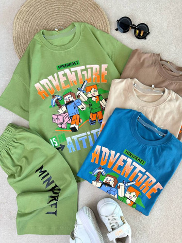 تیشرت شلوارک ماینکرافت